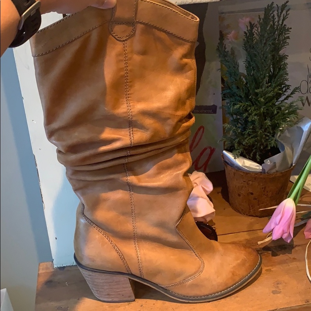 Brown Leather Boots